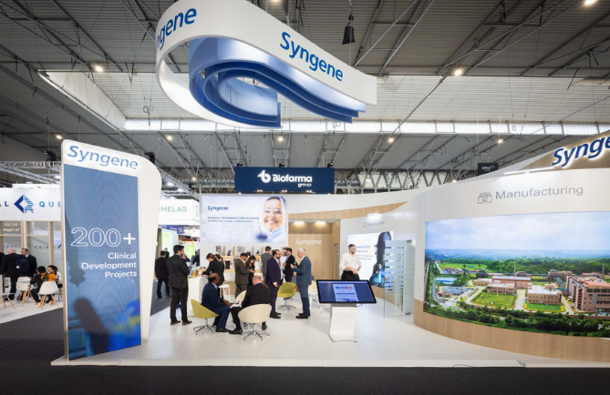 Premium exhibition space for leading company