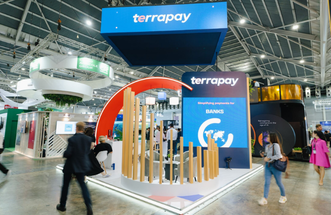 Attention-grabbing interactive
                                                            event space for biotechnology conference